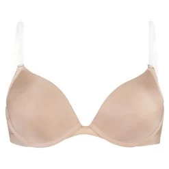 Voorgevormde Push-up Beugel Bh Transparant Back - Beige -Lingerie Verkoop 131537 5