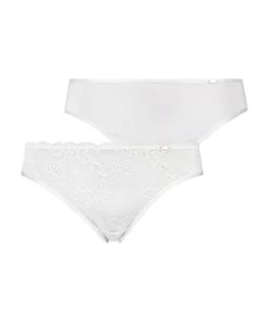 2-pack Slips Angie - Wit -Lingerie Verkoop 136473 5
