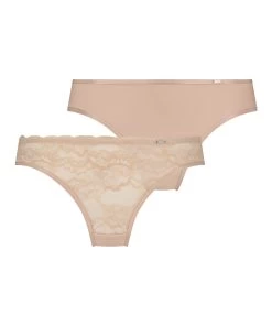 2-pack Slips Angie - Beige -Lingerie Verkoop 136536 5