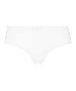 Brazilian Georgia Katoen - Wit -Lingerie Verkoop 170154 5