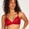 Voorgevormde Push-up Bh Zonder Beugel Mona - Rood -Lingerie Verkoop 171685 1