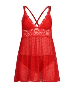 Babydoll Beatriz - Rood -Lingerie Verkoop 173763 5
