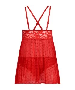 Babydoll Beatriz - Rood -Lingerie Verkoop 173763 6