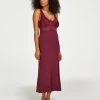 Slipdress Nora Lace Long - Rood -Lingerie Verkoop 174370 1