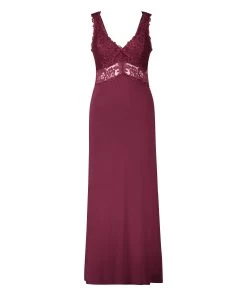 Slipdress Nora Lace Long - Rood 14 Slipdress Nora Lace Long - Rood -Lingerie Verkoop 174370 5