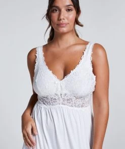 Slipdress Nora Lace - Wit -Lingerie Verkoop 175246 2
