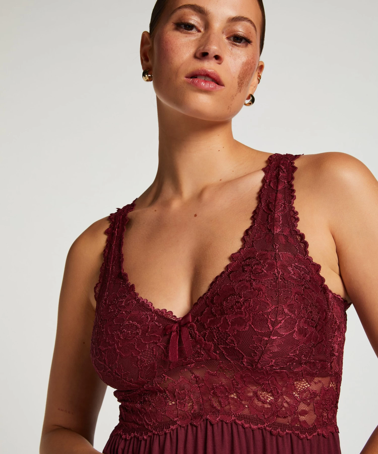 Slipdress Nora Lace - Paars 4 Slipdress Nora Lace - Paars - Afbeelding 2