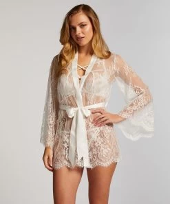 Kimono Lace Isabelle - Wit