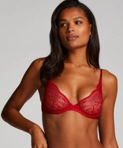 Niet-voorgevormde Beugel Bh Isabelle - Rood