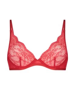 Niet-voorgevormde Beugel Bh Isabelle - Rood -Lingerie Verkoop 184808 5
