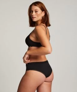 3-pack Brazilian Short Katoen Georgia - Zwart -Lingerie Verkoop 185896 4