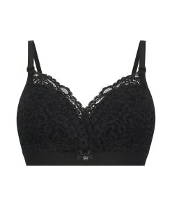 Voorgevormde Voedingsbh Rose - Zwart -Lingerie Verkoop 186710 5