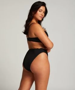 Voorgevormde Beugel Bikinitop Scallop - Zwart -Lingerie Verkoop 191277 4
