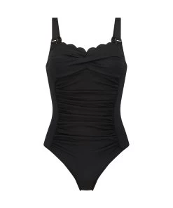 Badpak Scallop - Zwart -Lingerie Verkoop 191348 5