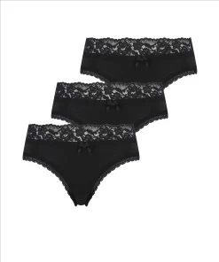 3-pack Brazilian Short Dakota - Zwart -Lingerie Verkoop 191537 5