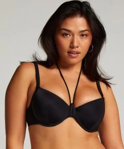 Voorgevormde Beugel Bikinitop Luxe - Zwart