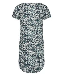 Nachthemd Ronde Hals - Groen -Lingerie Verkoop 192017 6