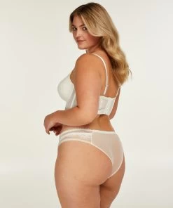 Voorgevormde Longline Beugel Bh Malika - Wit -Lingerie Verkoop 195488 13