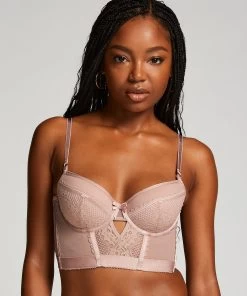 Voorgevormde Longline Beugel Bh Malika - Roze