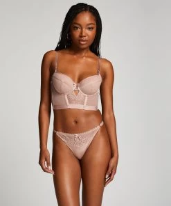 Voorgevormde Longline Beugel Bh Malika - Roze -Lingerie Verkoop 195491 3