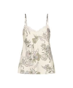 Cami Top Satin Lace - Wit -Lingerie Verkoop 195954 5