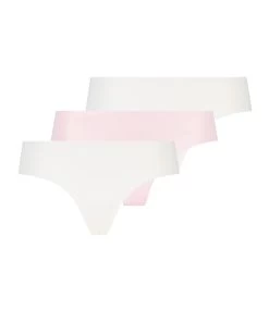 3-pack Invisible Brazilian - Wit -Lingerie Verkoop 196659 5