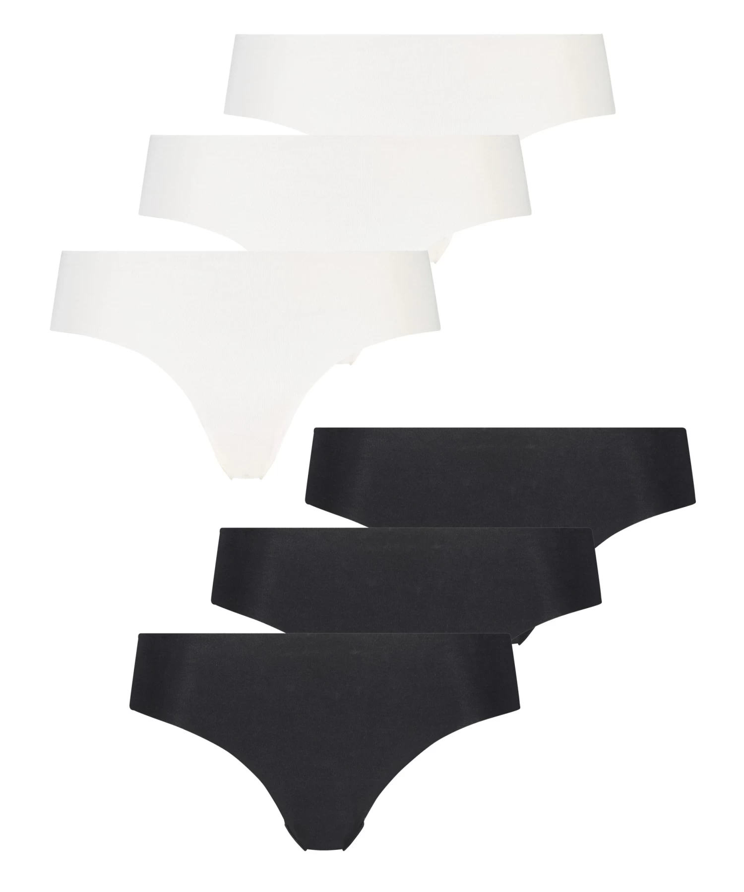 6-pack Invisible Slip Katoen - Wit 6 6-pack Invisible Slip Katoen - Wit - Afbeelding 4