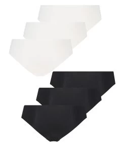 6-pack Invisible Slip Katoen - Wit 11 6-pack Invisible Slip Katoen - Wit -Lingerie Verkoop 196661 6