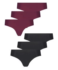 6-pack Invisible Slip Katoen - Paars 10 6-pack Invisible Slip Katoen - Paars -Lingerie Verkoop 196680 5