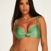 Voorgevormde Push-up Beugel Bikinitop Mauritius - Groen -Lingerie Verkoop 198780 1