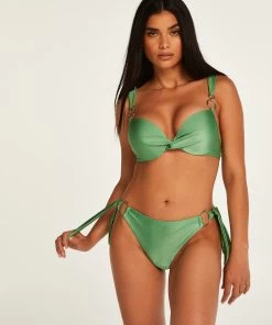 Voorgevormde Push-up Beugel Bikinitop Mauritius - Groen -Lingerie Verkoop 198780 3