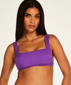 Bikintop Texture - Paars