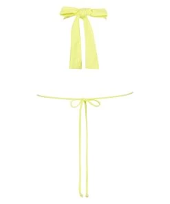 Multiway Triangel Bikinitop Texture - Geel -Lingerie Verkoop 198794 6
