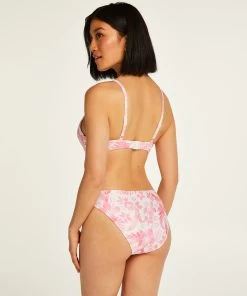 Voorgevormde Push-up Beugel Bikinitop Tropical - Wit -Lingerie Verkoop 198985 4