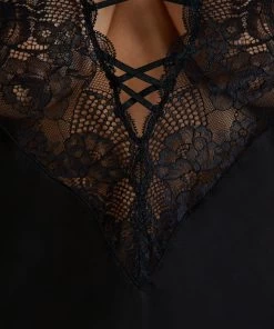 Slipdress Kae - Zwart -Lingerie Verkoop 199451 2