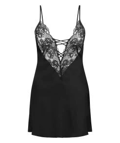 Slipdress Kae - Zwart -Lingerie Verkoop 199451 5