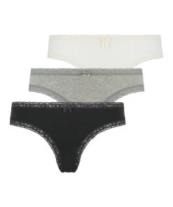3-pack Brazilians Classics - Zwart -Lingerie Verkoop 199620 5