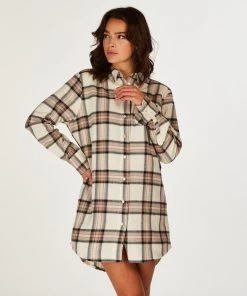 Nachthemd Menshirt Jersey - Beige