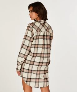 Nachthemd Menshirt Jersey - Beige -Lingerie Verkoop 200324 4