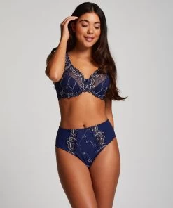 Niet-voorgevormde Beugel Bh Diva - Blauw -Lingerie Verkoop 200701 3