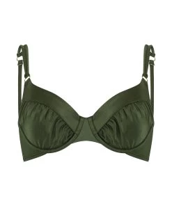 Niet-voorgevormde Beugel Bikinitop Crete - Groen -Lingerie Verkoop 200890 5