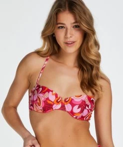 Niet-voorgevormde Beugel Bikinitop Miami - Roze