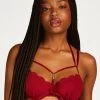 Voorgevormde Beugel Bikinitop Scallop - Rood -Lingerie Verkoop 200922 1