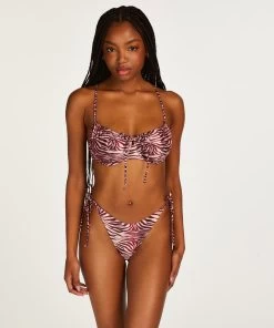 Niet-voorgevormde Beugel Bikinitop Brazil - Rood -Lingerie Verkoop 200935 3