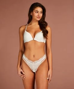 Voorgevormde Push-up Beugel Bh Akelei - Wit -Lingerie Verkoop 200971 3