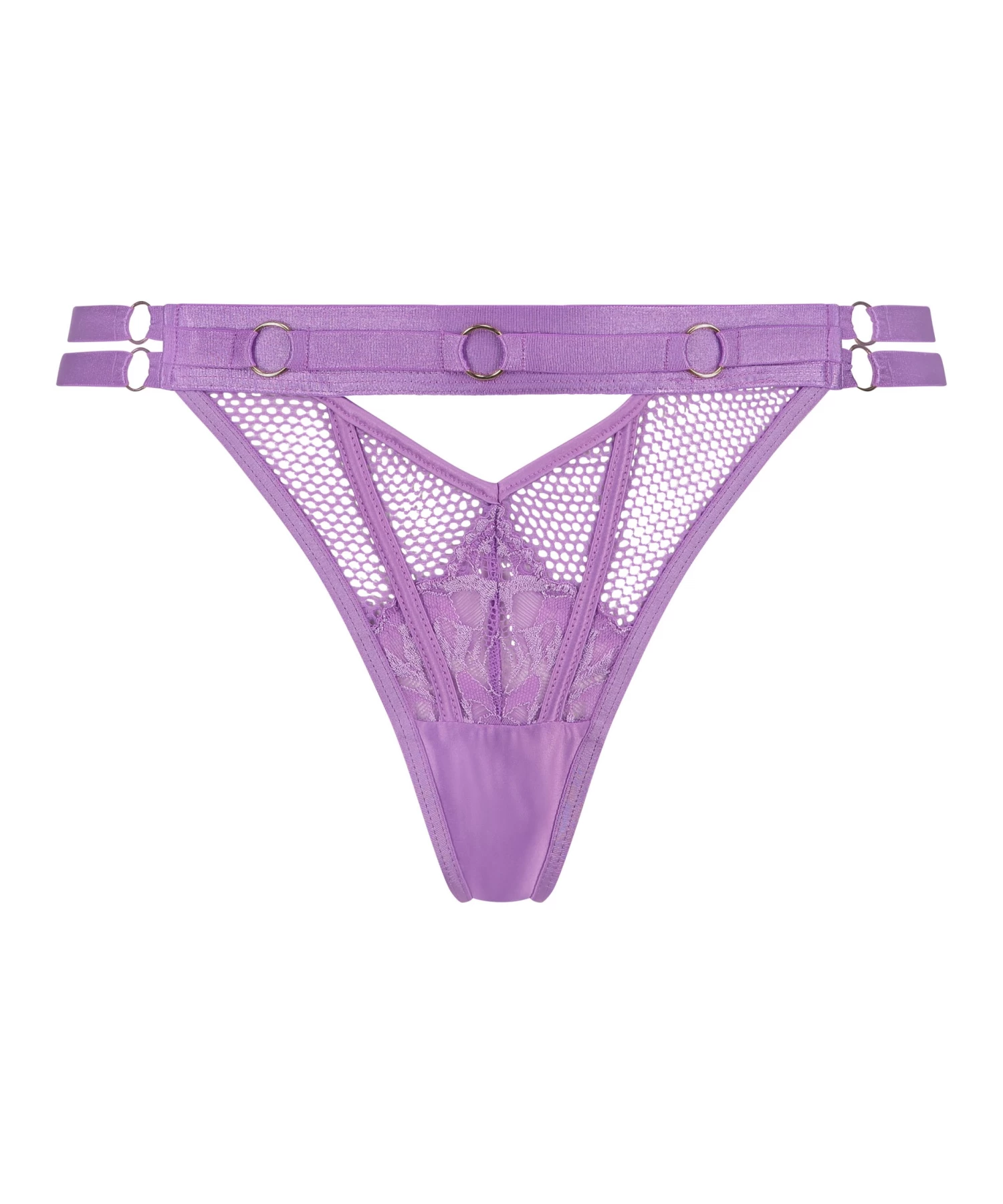 Hoog Uitgesneden String Pleasure - Paars 7 Hoog Uitgesneden String Pleasure - Paars - Afbeelding 5