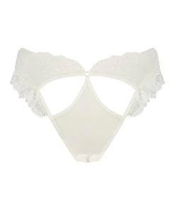 Brazilian Met Open Kruis Libertine - Wit -Lingerie Verkoop 201025 6