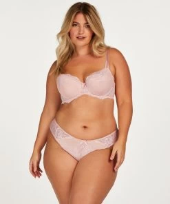 Hoog Uitgesneden Brazilian Kimberley - Roze -Lingerie Verkoop 201088 12