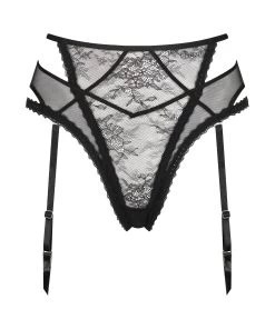 Hoog Uitgesneden Brazilian Amy - Zwart -Lingerie Verkoop 201146 5