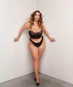 Voorgevormde Strapless Longline Beugel Bh Bellatrix - Zwart -Lingerie Verkoop 201148 17